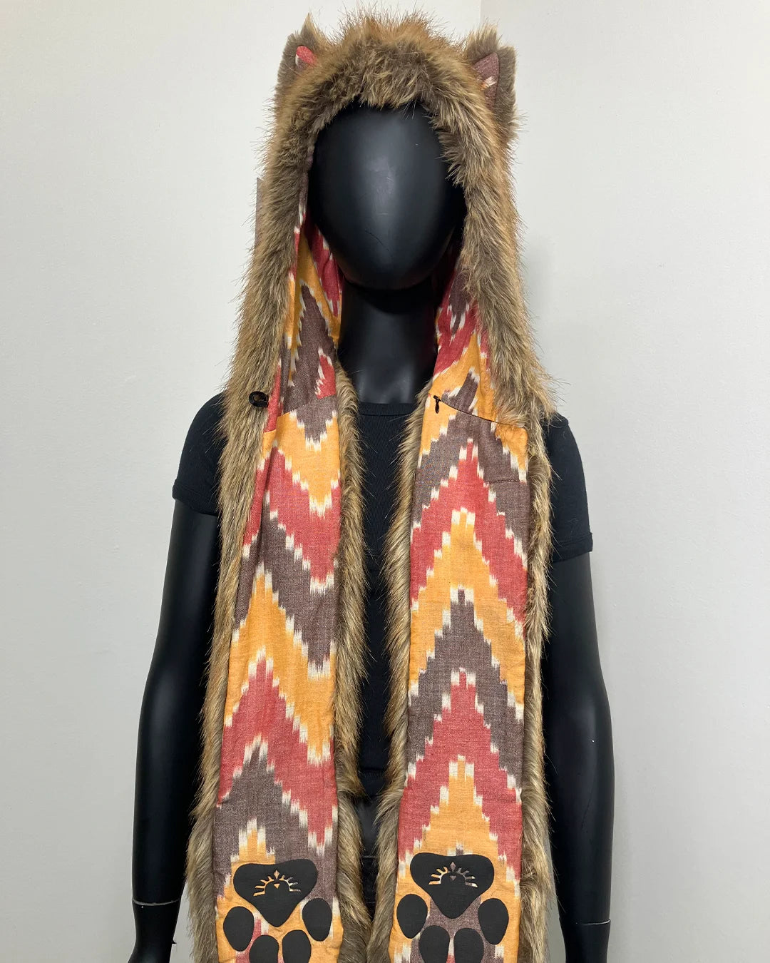 *Sample* C.E. Faux Fur SpiritHood | Coyote Sedona
