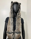 *Sample* OG Kids Faux Fur SpiritHood | Grey Wolf