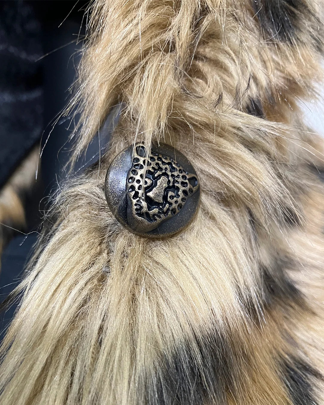 *Last Stock* C.E. Faux Fur SpiritHood | Javan Leopard #2