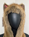 *Sample* C.E. Faux Fur SpiritHood | Coyote Sedona