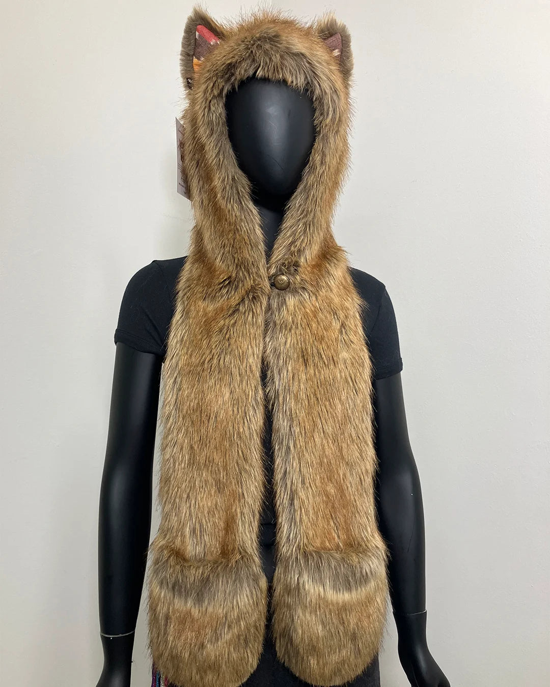 *Sample* C.E. Faux Fur SpiritHood | Coyote Sedona