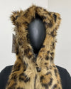*Last Stock* C.E. Faux Fur SpiritHood | Javan Leopard #2