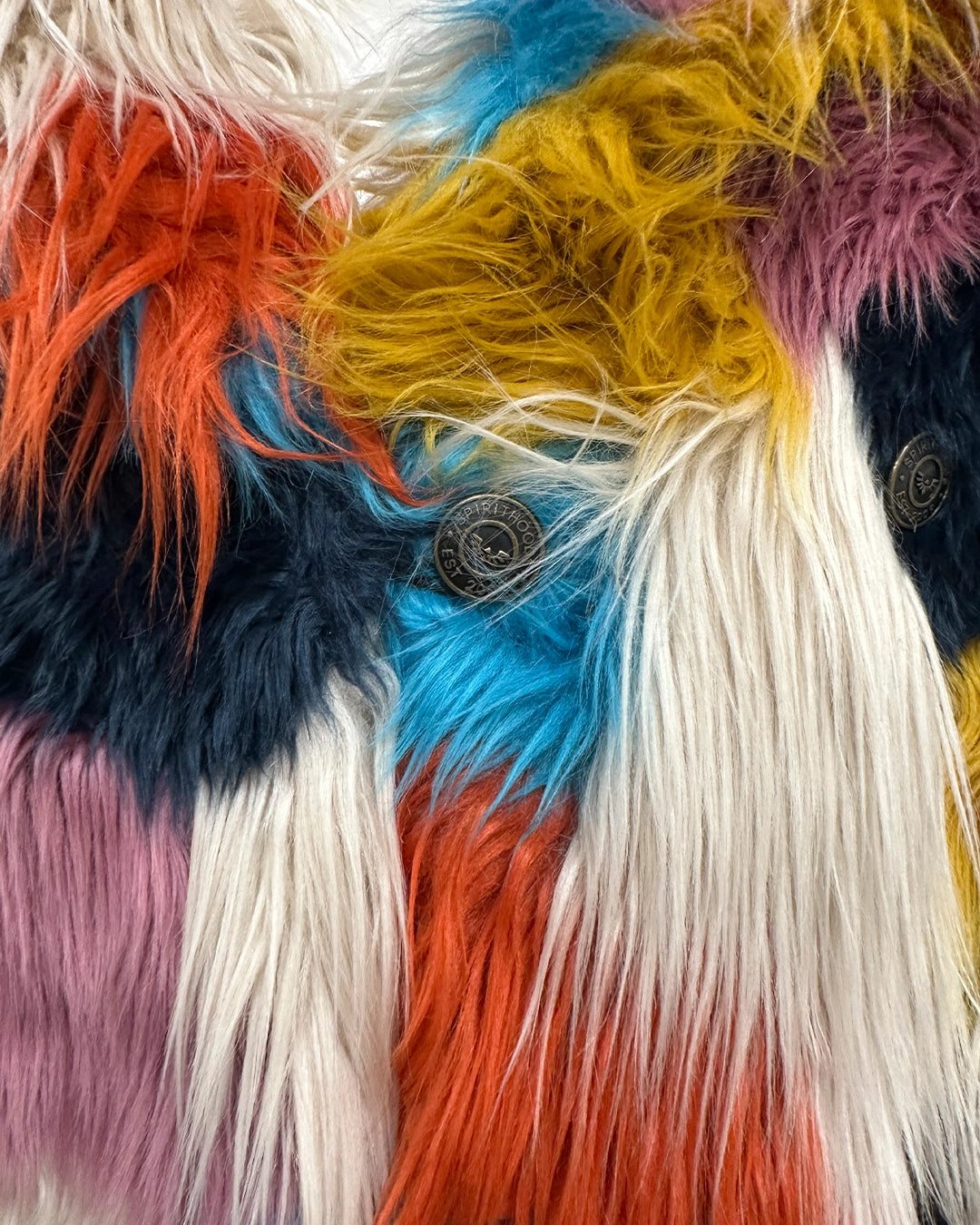 *Last Stock* Hooded Faux Fur Coat | Butterfly -Medium