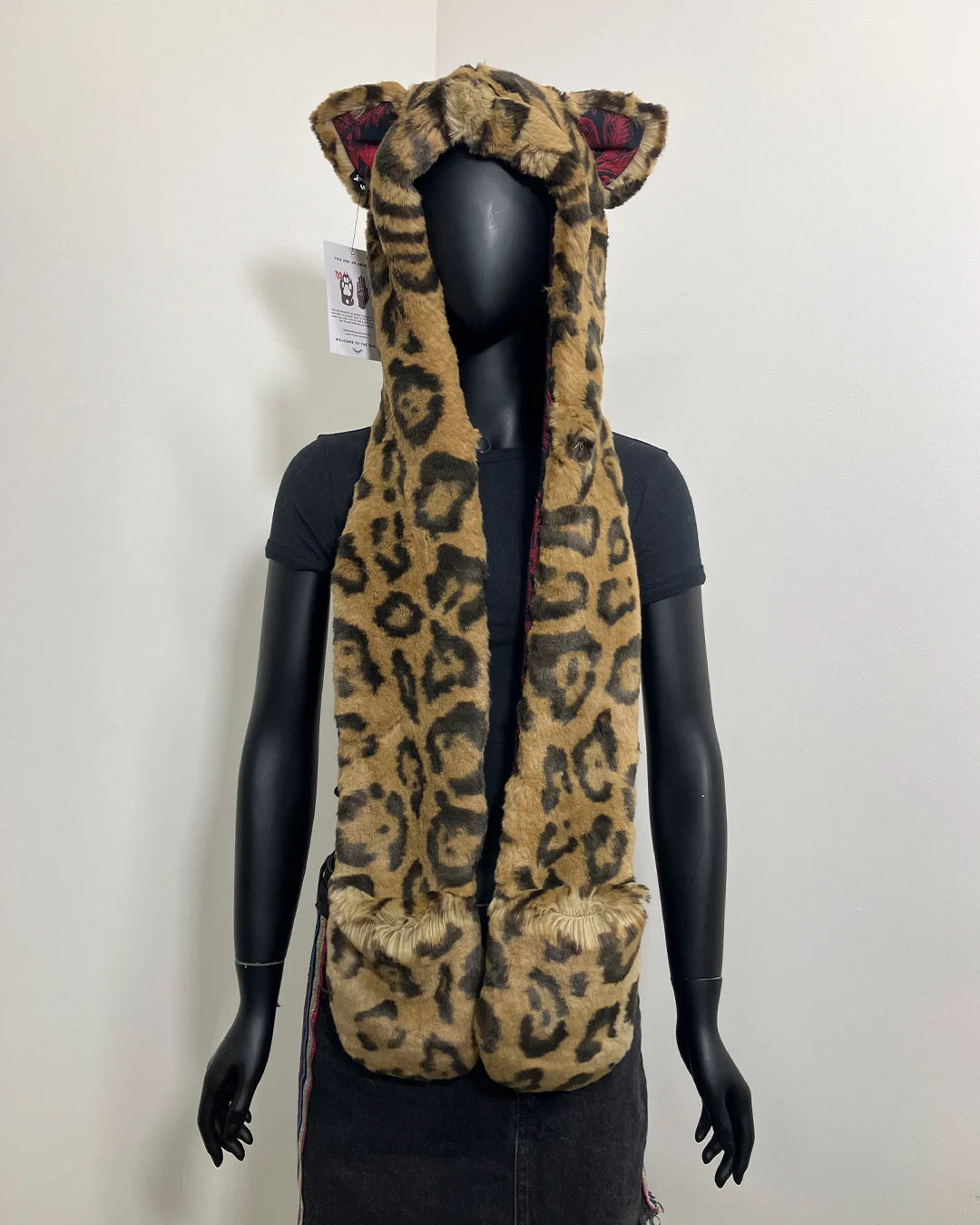 *Almost Purfect* Luxe Faux Fur SpiritHood | Jaguar