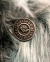 Bronze badge with 'Spirithood Made in L.A.' text on a fluffy background