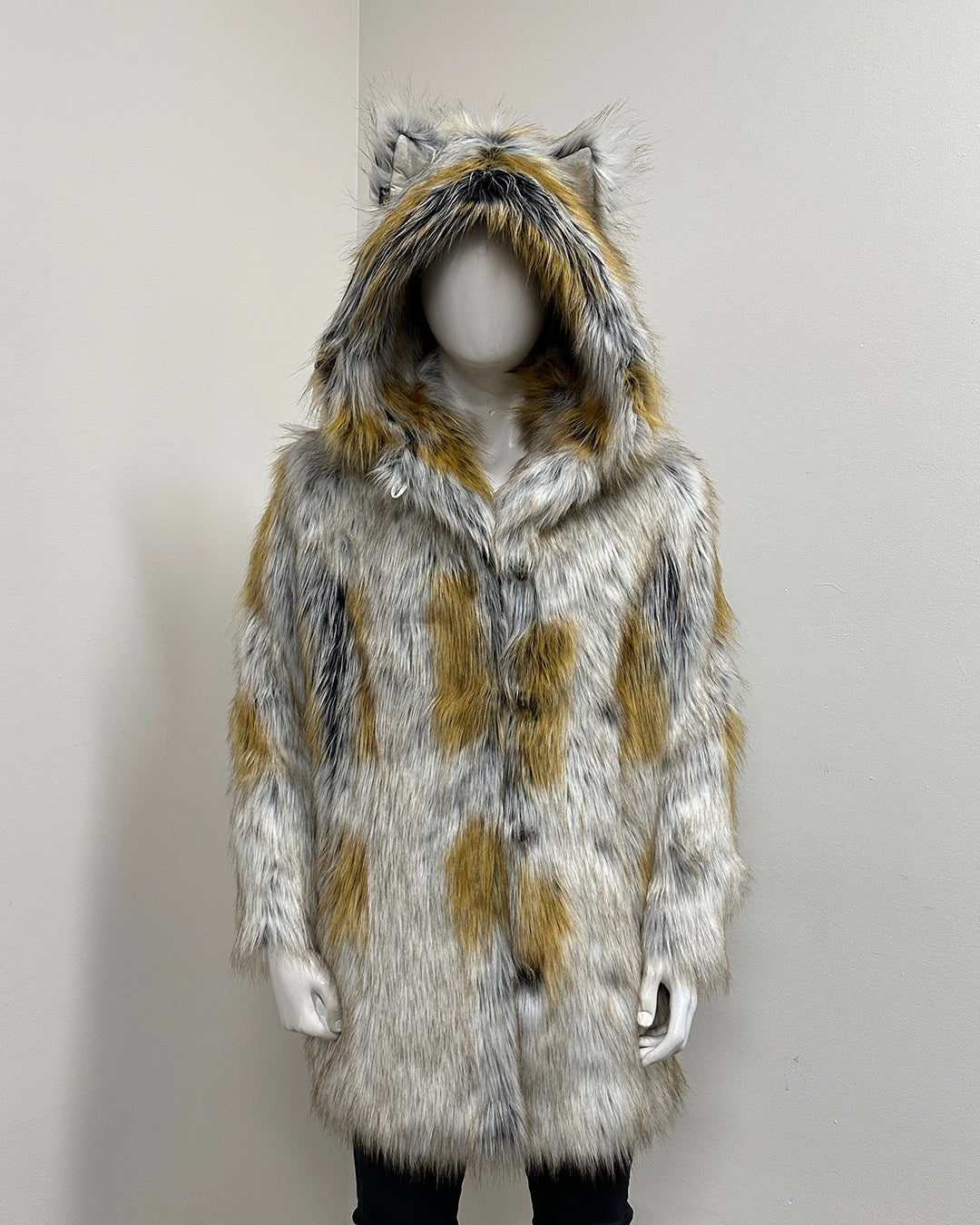 *Last Stock* Classic Faux Fur Coat | Arctic Fox - Medium