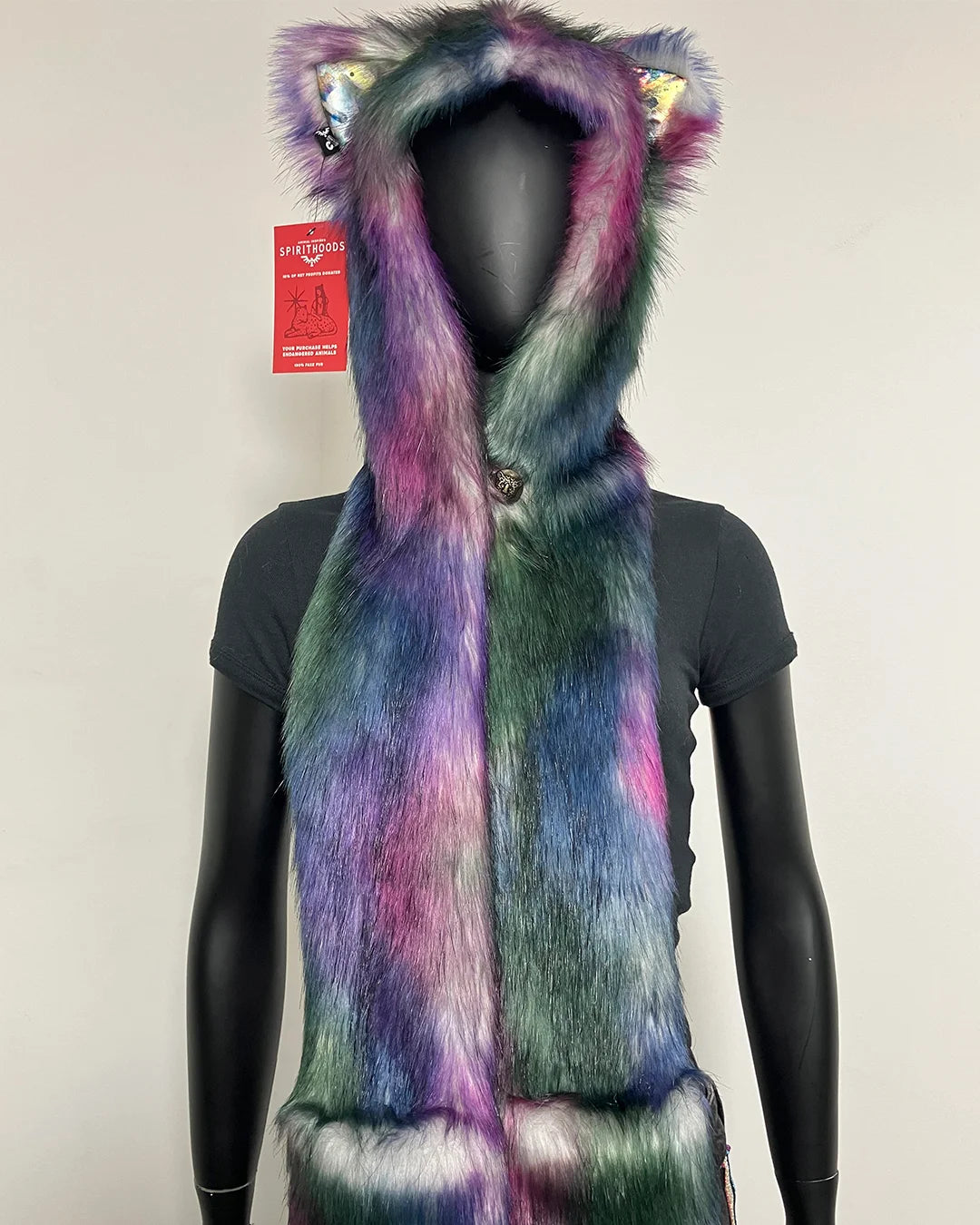 *Last Stock* Artist Edition Lora Zombie Faux Fur SpiritHood | Catzilla