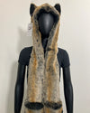 *Last Stock* Faux Fur SpiritHood | Red Wolf