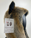 *Last Stock* Faux Fur SpiritHood | Red Wolf