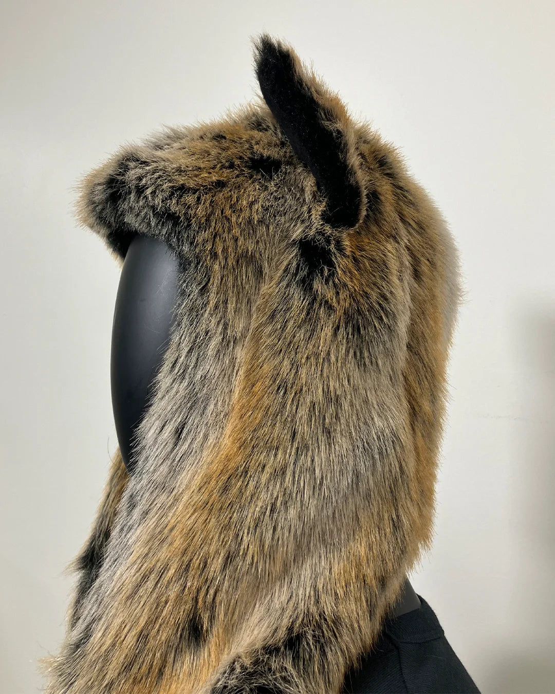 *Last Stock* Faux Fur SpiritHood | Red Wolf