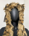 *Sample* C.E. Faux Fur SpiritHood | Javan Leopard #1
