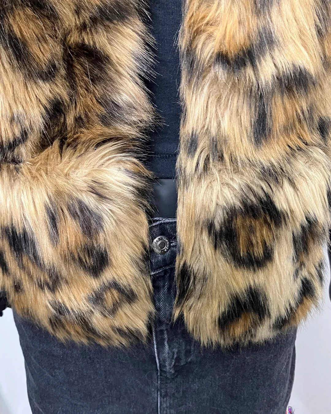 *Sample* C.E. Faux Fur SpiritHood | Javan Leopard #1