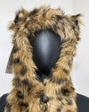 *Sample* C.E. Faux Fur SpiritHood | Javan Leopard #1