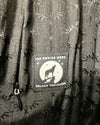 inner lining of the rosewood finch faux fur coat showing the SpiritHoods branded logo liner and inner secret zipper pocket