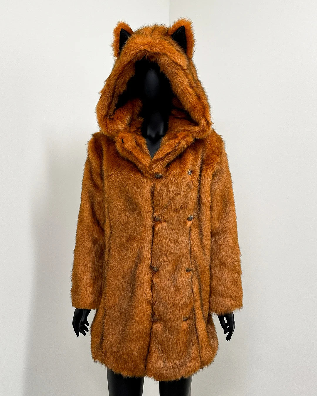 *Sample* Artist Edition Classic Faux Fur Coat | VAMP Wolf - XSmall