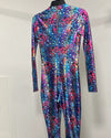 *One Of A Kind / Prototype* Metallic Rainbow Cheetah Full Bodysuit  - SMALL