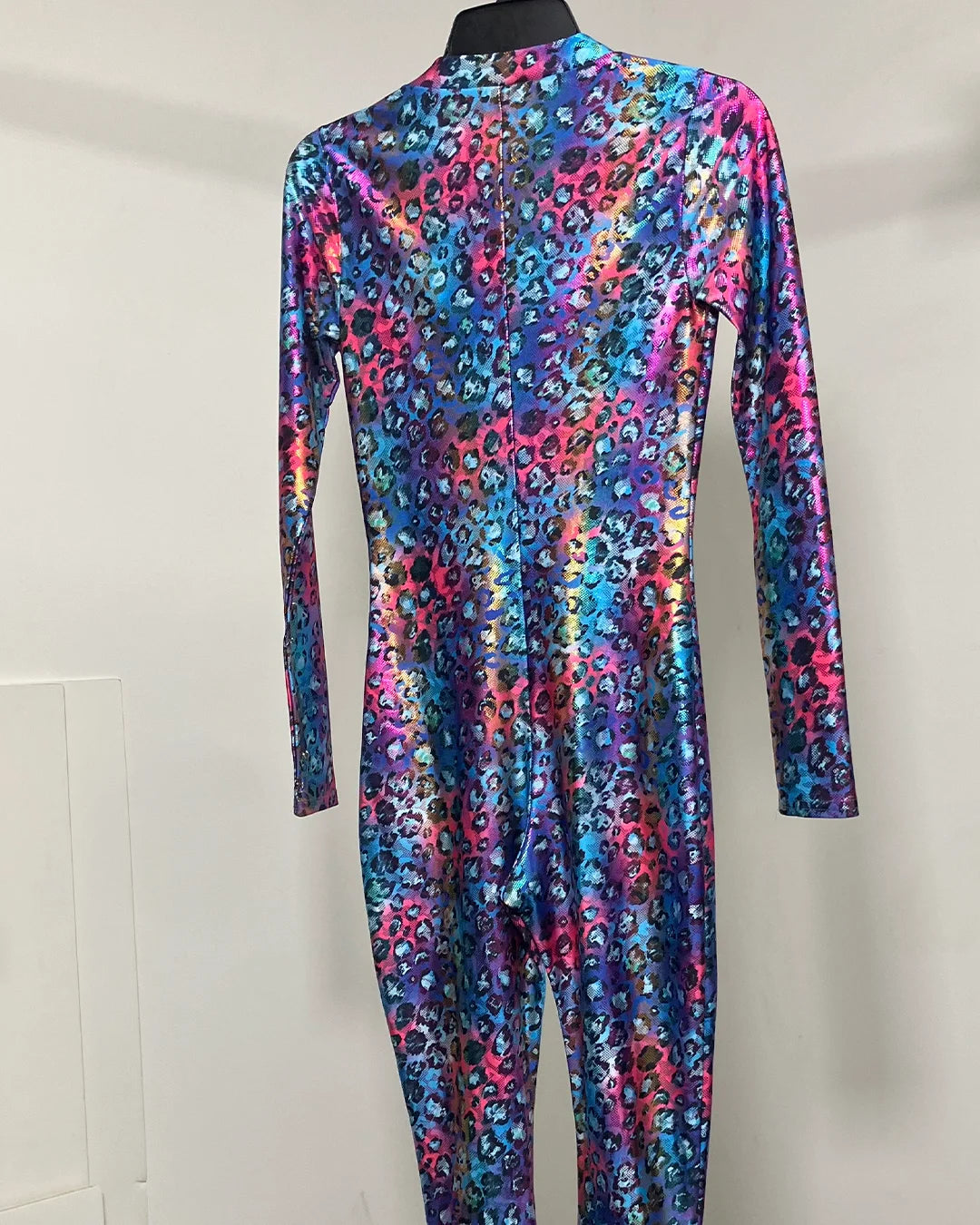 *One Of A Kind / Prototype* Metallic Rainbow Cheetah Full Bodysuit  - SMALL