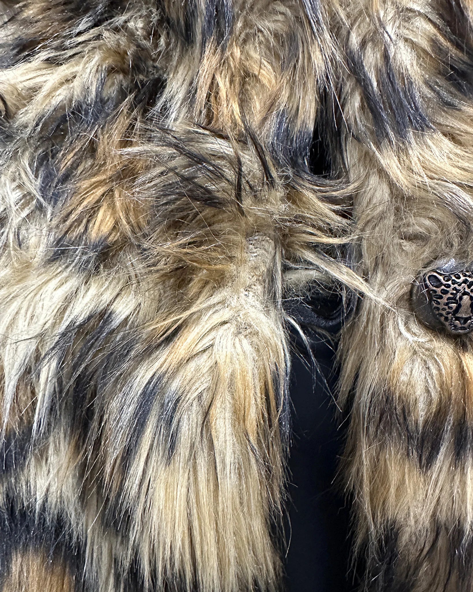 *Almost Purfect* Classic Faux Fur Coat | Javan Leopard - Small