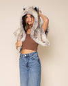 Timber Wolf Classic Faux Fur Shawl | Women's