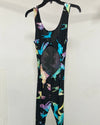 *One Of A Kind / Prototype* Open Back Sleeveless Full Bodysuit | Turquose Hummingnird - SMALL