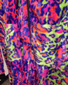 *Almost Purfect* Neon Disco Kitty Classic ULTRA SOFT Faux Fur Onesie - MEDIUM