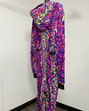*Last Stock* Neon Disco Kitty Classic ULTRA SOFT Faux Fur Onesie - MEDIUM