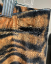 *Almost Purfect* Velvet Leggings | Tiger - MEDIUM