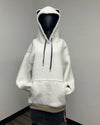 *One Of A Kind / Prototype* Sherpa White Classic Pullover Hoodie - MEDIUM