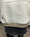 *One Of A Kind / Prototype* Sherpa White Classic Pullover Hoodie - MEDIUM