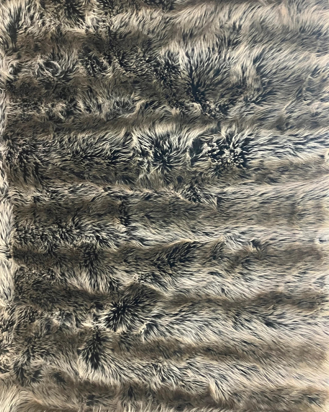 *Almost Purfect* Faux Fur Large Blanket | Grey Wolf (ap3)