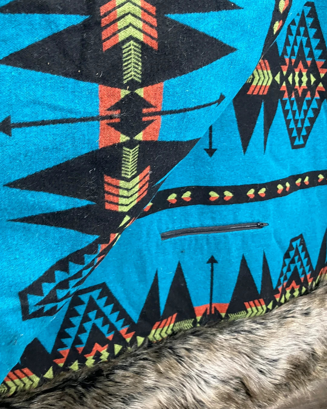 *Almost Purfect* Faux Fur Large Blanket | Grey Wolf (ap3)