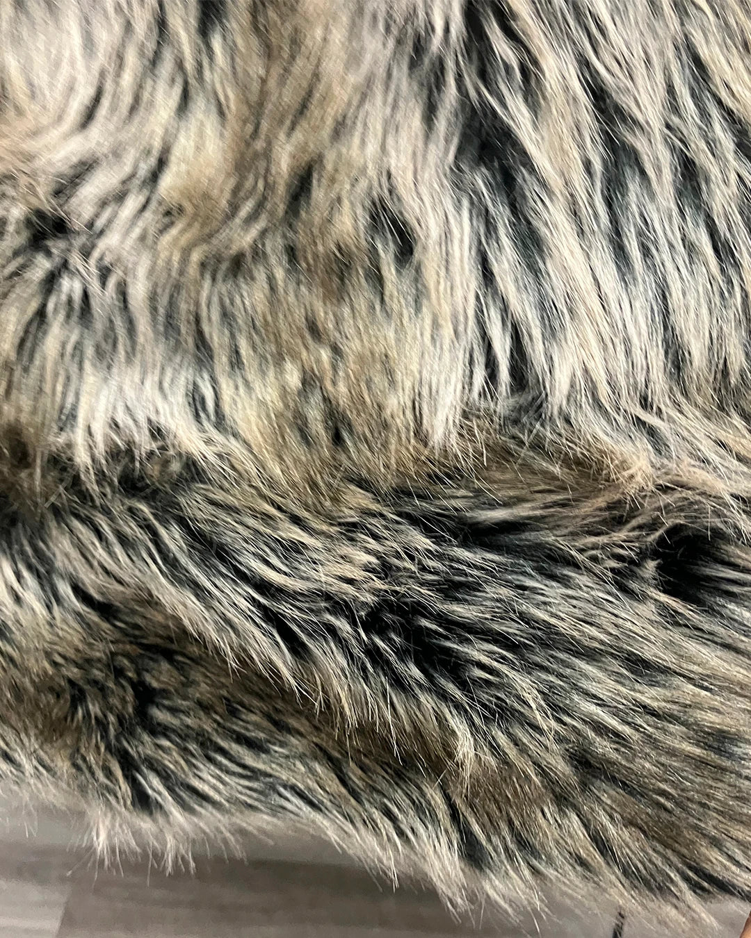 *Almost Purfect* Faux Fur Large Blanket | Grey Wolf (ap3)