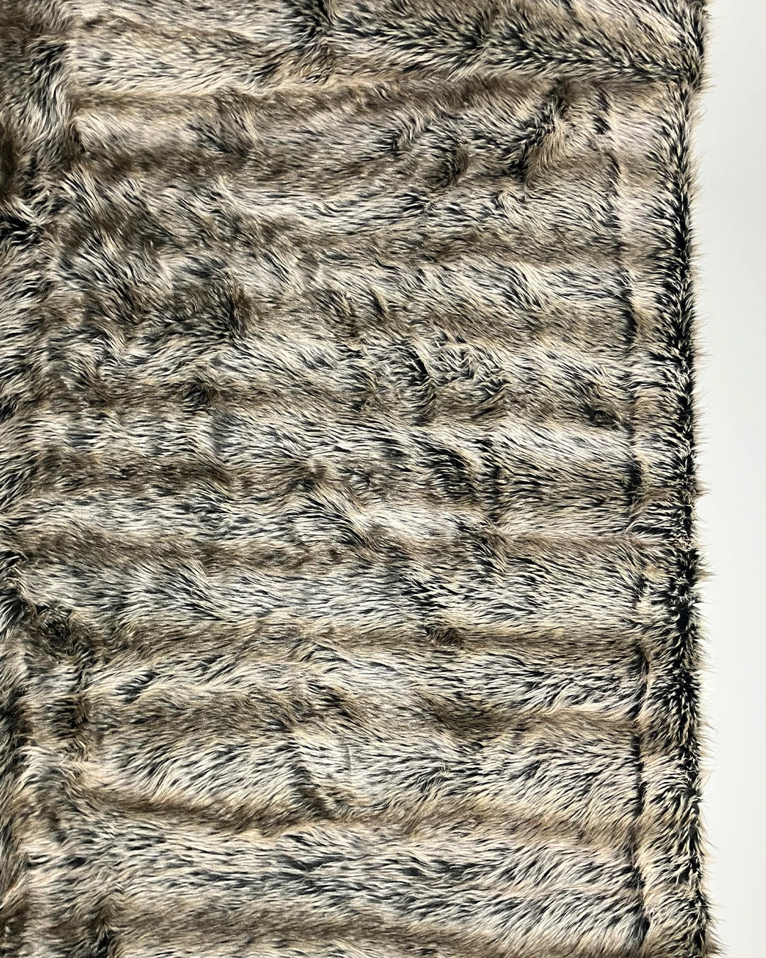 *Almost Purfect* Faux Fur Large Blanket | Grey Wolf (ap3)