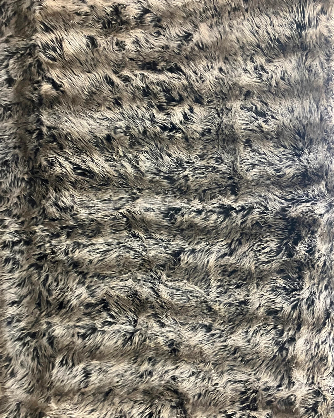 *Almost Purfect* Faux Fur Large Blanket | Grey Wolf (ap3)