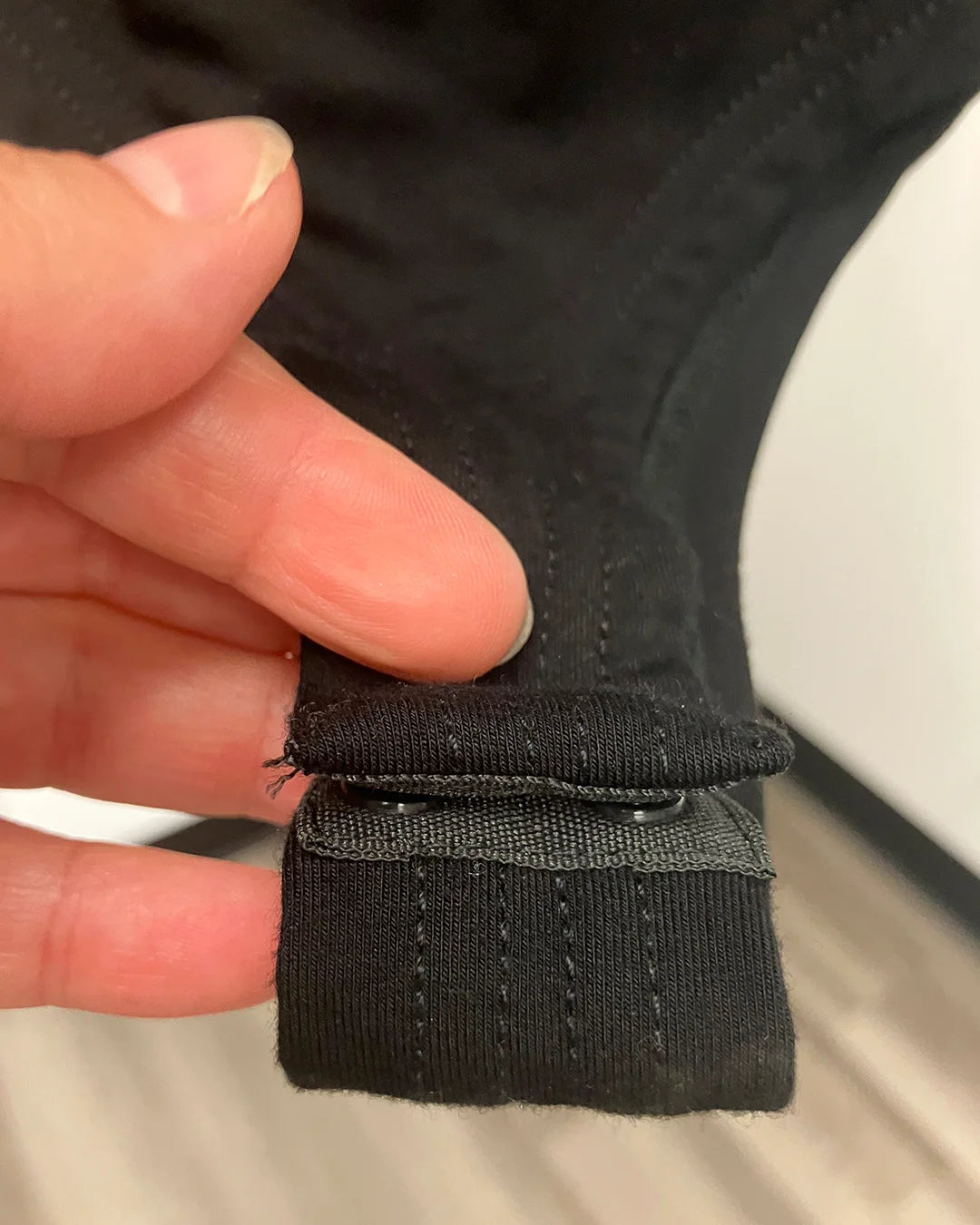 *One Of A Kind / Prototype* Black Stretch/Mesh Bodysuit - LARGE