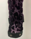 *One Of A Kind / Prototype* Violet Leopard Turtle Neck Bodysuit (v2) - SMALL