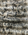 *Almost Purfect/Damaged* Faux Fur Large Blanket | Grey Wolf (ap2)