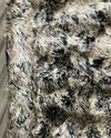 *Almost Purfect/Damaged* Faux Fur Large Blanket | Grey Wolf (ap2)