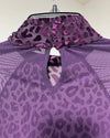 *One Of A Kind / Prototype* Violet Leopard Turtle Neck Bodysuit (v1) - SMALL