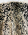 *Almost Purfect* Faux Fur Large Blanket | Grey Wolf (ap1)
