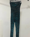 *One Of A Kind / Prototype* Emerald Tiger Strapless Full Bodysuit - SMALL
