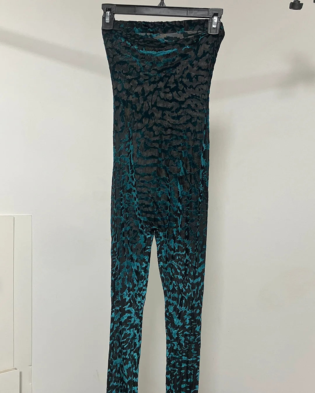 *One Of A Kind / Prototype* Emerald Tiger Strapless Full Bodysuit - SMALL