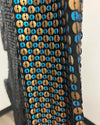 *One Of A Kind / Prototype* Blue & Gold Sequin Bodysuit | Sacred Kingfisher - SMALL