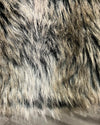 *Almost Purfect* Faux Fur Throw Blanket | Grey Wolf