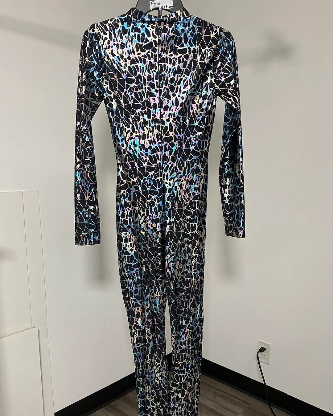 *One Of A Kind / Prototype* Metallic Full Bodysuit | Liquid Galaxy Leopard  - SMALL