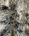 *Almost Purfect* Faux Fur Throw Blanket | Grey Wolf