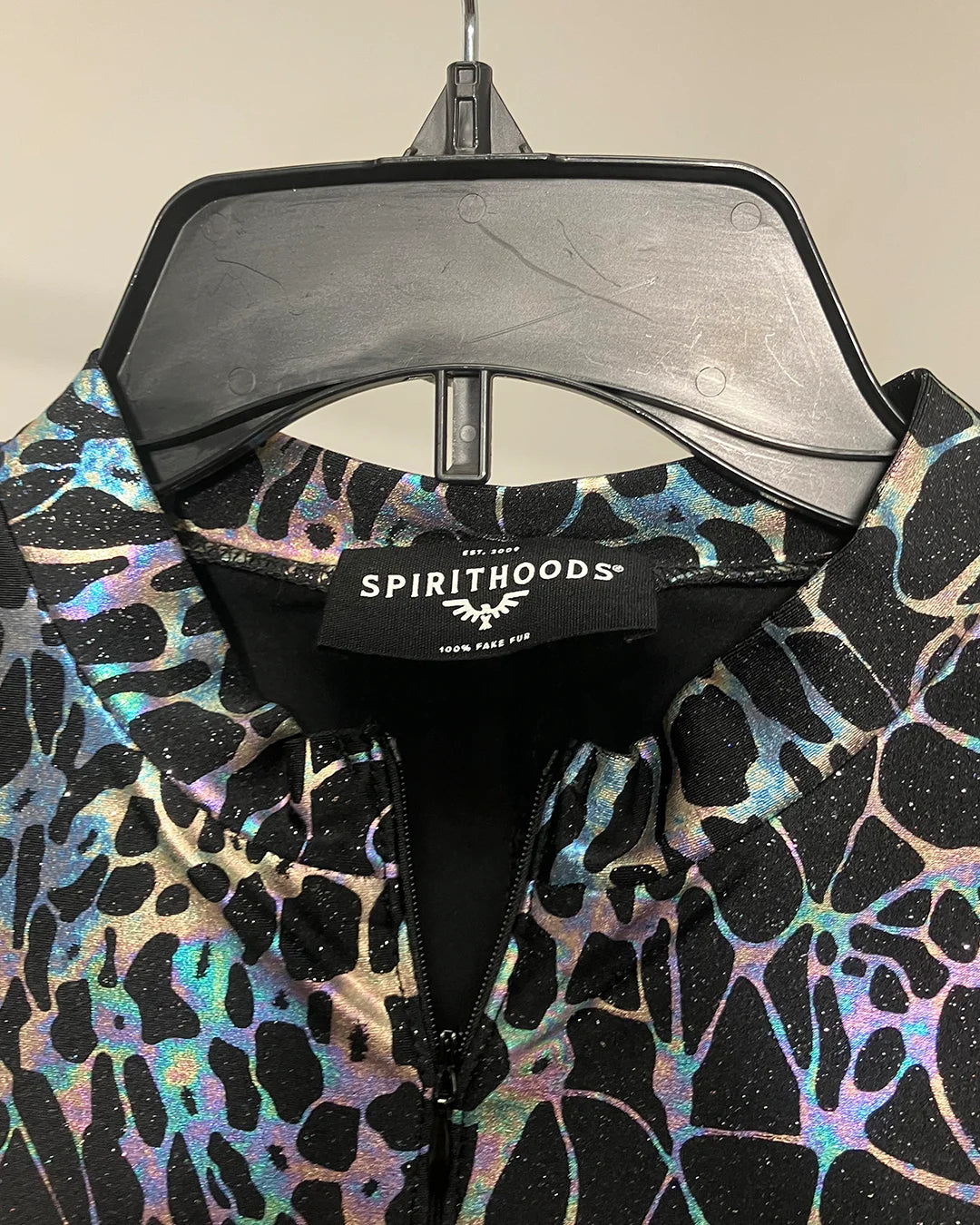 *One Of A Kind / Prototype* Metallic Full Bodysuit | Liquid Galaxy Leopard  - SMALL