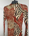 *Almost Purfect* Carmine Bodysuit - MEDIUM