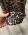 *One Of A Kind / Prototype* Bronze Leopard Metallic Leopard Joggers - MEDIUM