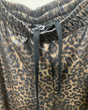 *One Of A Kind / Prototype* Bronze Leopard Metallic Leopard Joggers - MEDIUM